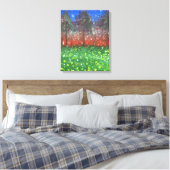 Middernacht Bos Canvas Afdruk (Insitu (Slaapkamer))
