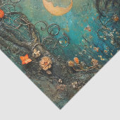 MIDDERNACHT BOS FEE DECOUPAGE TISSUEPAPIER (Detail)