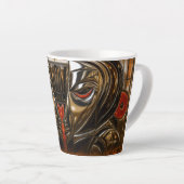 Middernacht Bronzen Muse Metaal Latte Mok (Rechterhoek)