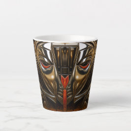 Middernacht Bronzen Muse Metaal Latte Mok