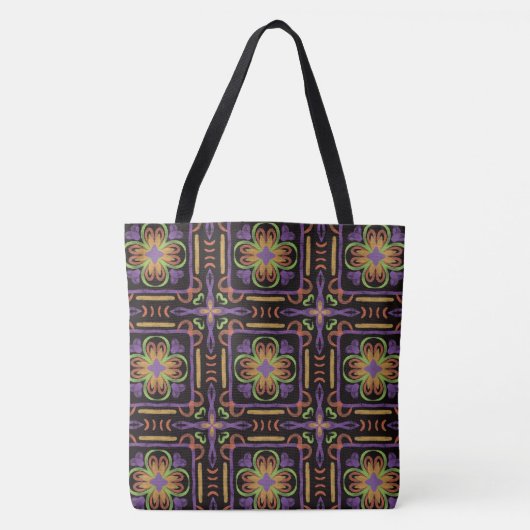 Middernacht Carnaval Folk Tote Bag (Voorkant)