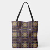 Middernacht Carnaval Folk Tote Bag (Achterkant)