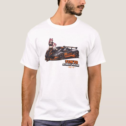 Middernacht Circuit T-shirt (Voorkant)