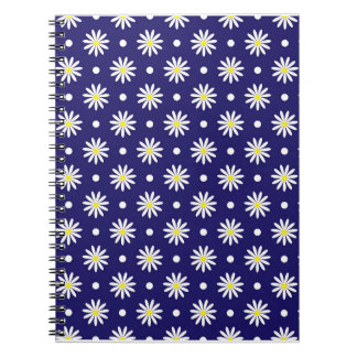 Middernacht Daisy Spiraal Notebook Notitieboek