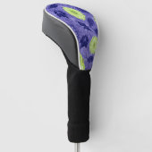 Middernacht Daisy Tuin Golfheadcover (Schuin)