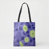 Middernacht Daisy Tuin Tote Bag (Voorkant)