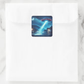 Middernacht: De aankomst Vierkante Sticker (Tas)