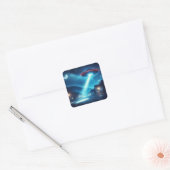 Middernacht: De aankomst Vierkante Sticker (Envelop)