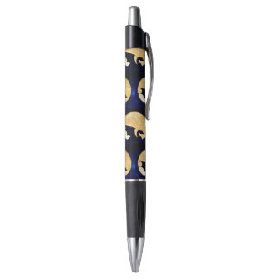 Middernacht Draak Minimalistische Initialen Terug Pen