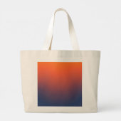 Middernacht Ember Gradiënt Grote Tote Bag (Achterkant)