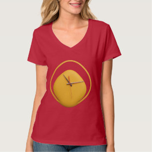 Middernacht Geometrie Stille Precisie Schaduwuur T-shirt