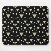Middernacht Geometry Luxe Stropdas Muismat (Voorkant)