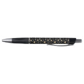 Middernacht Geometry Luxe Stropdas Pen (Bodem)