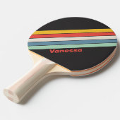  middernacht gestreept met naam tafeltennisbatje (Voorkant Gekanteld)