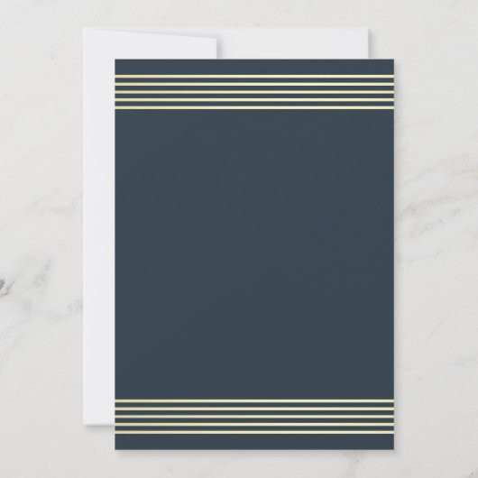 Middernacht | Gouden Confetti 40e verjaardag Kaart (Achterkant)