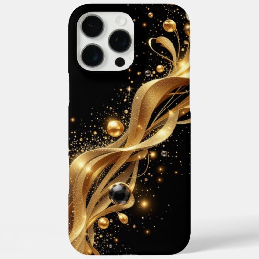 Middernacht Gouden Golf Case-Mate iPhone Case (Achterkant)