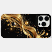 Middernacht Gouden Golf Case-Mate iPhone Case (Achterkant (horizontaal))
