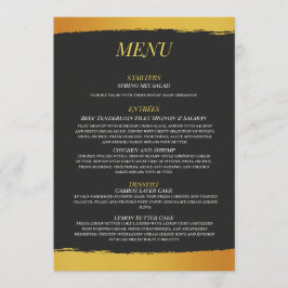 Middernacht Gouden Huwelijksmenu Menu