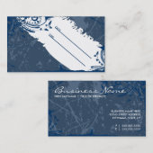 middernacht-grunge-afspraak afsprakenkaartje (Voorkant / Achterkant)