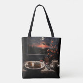 Middernacht Hapje Tote Bag (Achterkant)