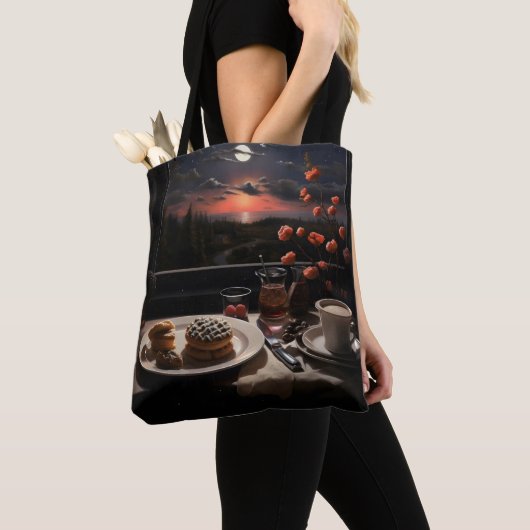 Middernacht Hapje Tote Bag (Dichtbij)