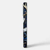 Middernacht Hemels Bloemrijk Gotisch Hert Case-Mate iPhone Case (Achterkant / Links)
