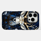Middernacht Hemels Bloemrijk Gotisch Hert Case-Mate iPhone Case (Achterkant (horizontaal))