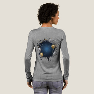 Middernacht in goud en zilver Tri-Blend shirt