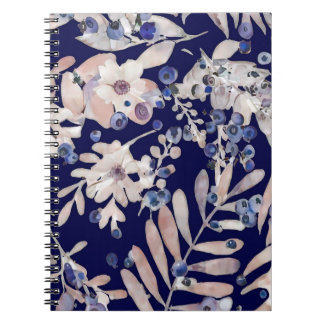 Middernacht Indigo Eucalyptus & Bosbes Botanisch Notitieboek