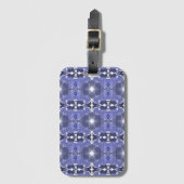 Middernacht Indigo Kaleidoscoop  Bagagelabel (Voorkant (verticaal))