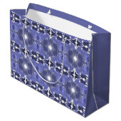 Middernacht Indigo Kaleidoscoop  Groot Cadeauzakje (Achterkant Gekanteld)