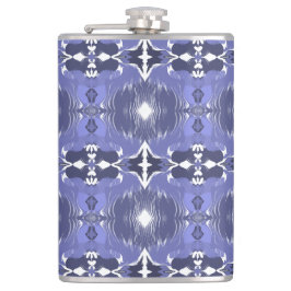 Middernacht Indigo Kaleidoscoop  Heupfles
