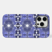 Middernacht Indigo Kaleidoscoop  iPhone Hoesje (Achterkant horizontaal)