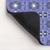 Middernacht Indigo Kaleidoscoop  Muismat (Hoek)