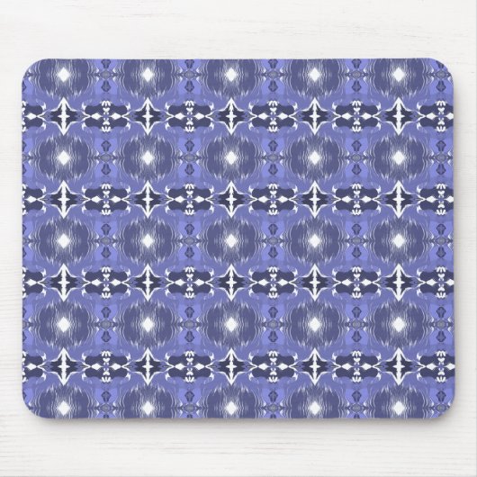 Middernacht Indigo Kaleidoscoop  Muismat (Voorkant)
