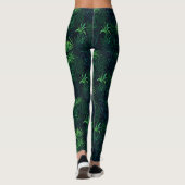 Middernacht Jungle Print Leggings (Achterkant)