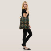Middernacht Kaleidoscoop Tote Bag (Op model)