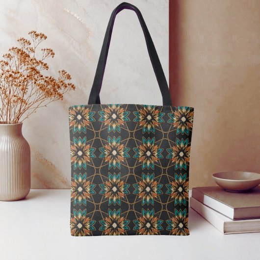 Middernacht Kaleidoscoop Tote Bag