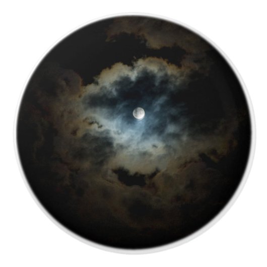 middernacht keramische knop (Voorkant)