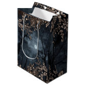 Middernacht Kristal Medium Cadeauzakje (Voorkant Gekanteld)