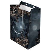 Middernacht Kristal Medium Cadeauzakje (Achterkant Gekanteld)