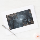 Middernacht Kristal Rechthoekige Sticker (Envelop)