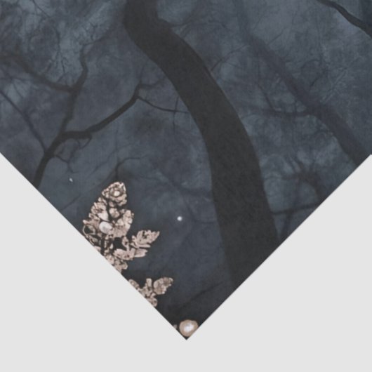 Middernacht Kristal Tissuepapier (Detail)