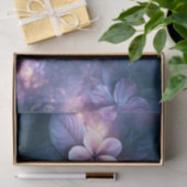 Middernacht Lavendelblad Botanische Decoupage Tissuepapier (Geschenk)