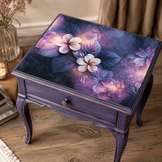 Middernacht Lavendelblad Botanische Decoupage Tissuepapier