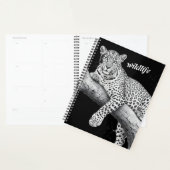Middernacht Luipaard, Wildelevens Illustratie Planner (Display)