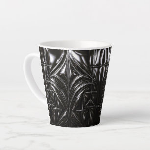 Middernacht Luxe reliëf Latte Mok