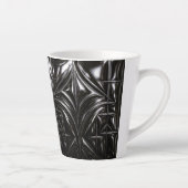 Middernacht Luxe reliëf Latte Mok (Rechts)