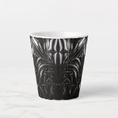 Middernacht Luxe reliëf Latte Mok (Voorkant)