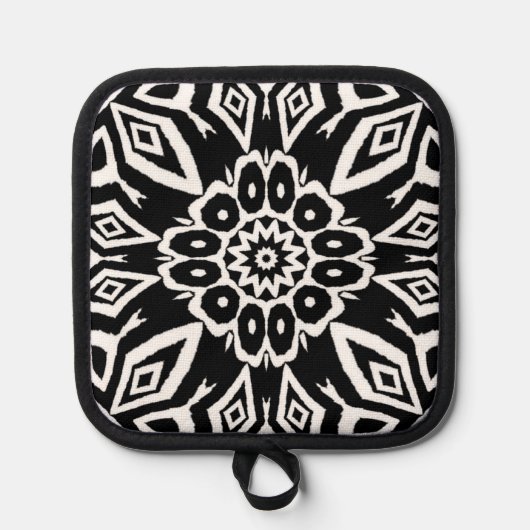 Middernacht Mandala Pannenlap (Voorkant)